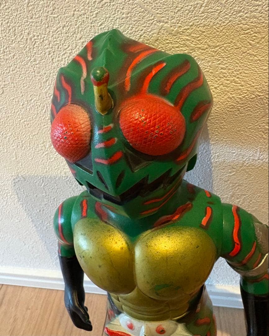 【希少】当時物 70s 仮面ライダー アマゾン トーキング 増田屋 ソフビ