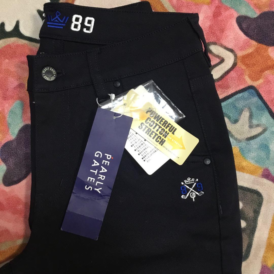 PG 89 レディース スリムフィットパンツ 黒 新品　サイズ00