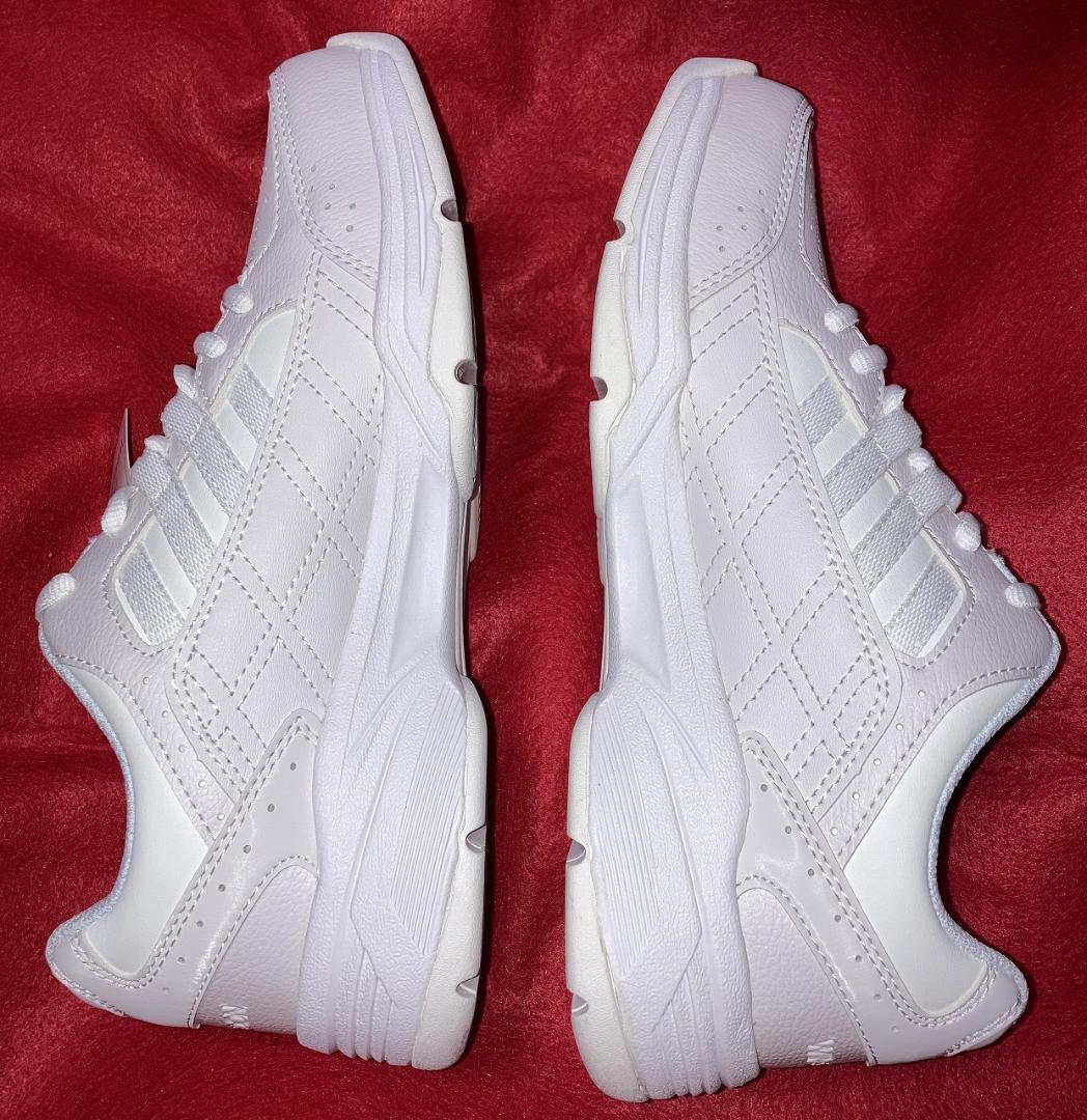 新品 2足 オールコート用 25.5cm テニスシューズ 4E 幅広 白