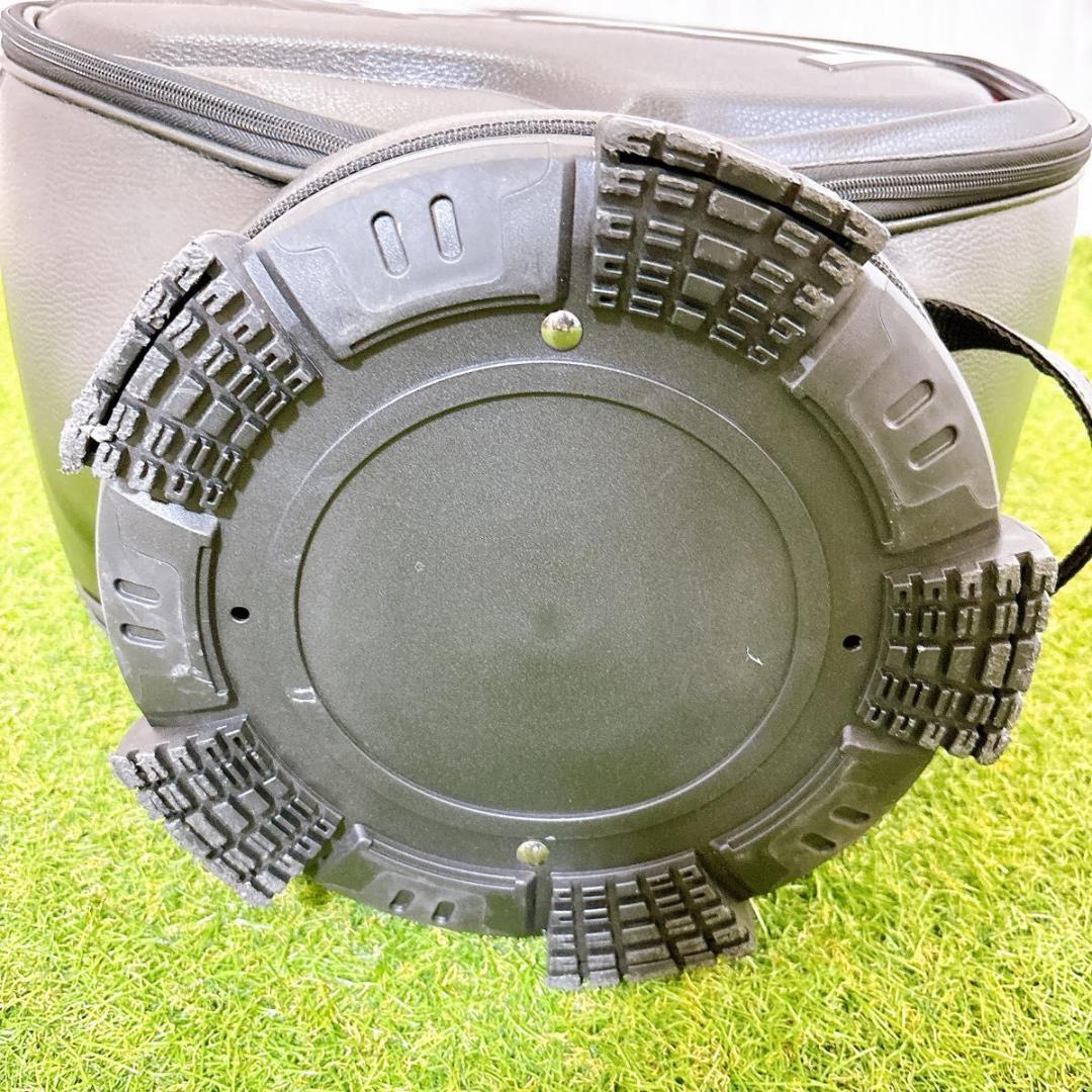 美品 HONMA ホンマ キャディバッグ 合皮 PUレザー 本間 ゴルフバッグ