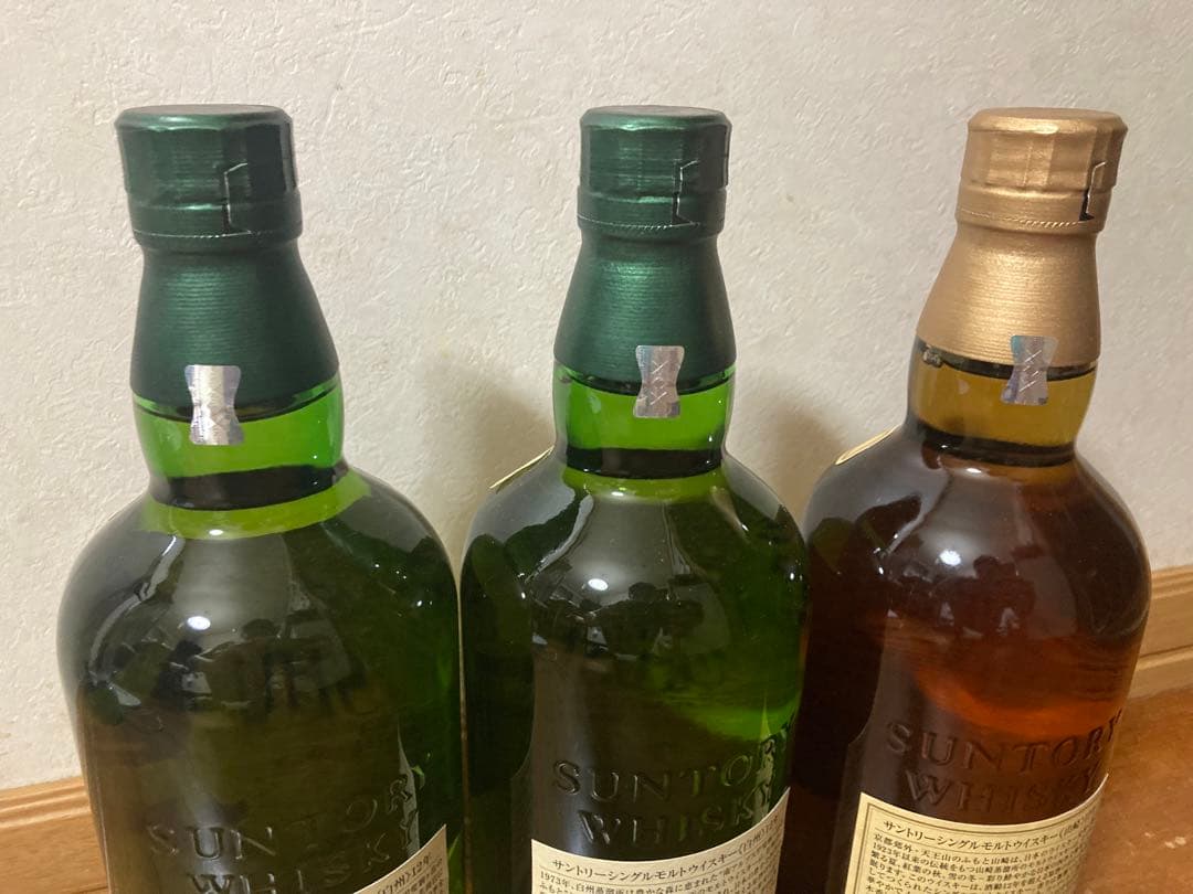 サントリー白州12年2本/山崎12年1本セット