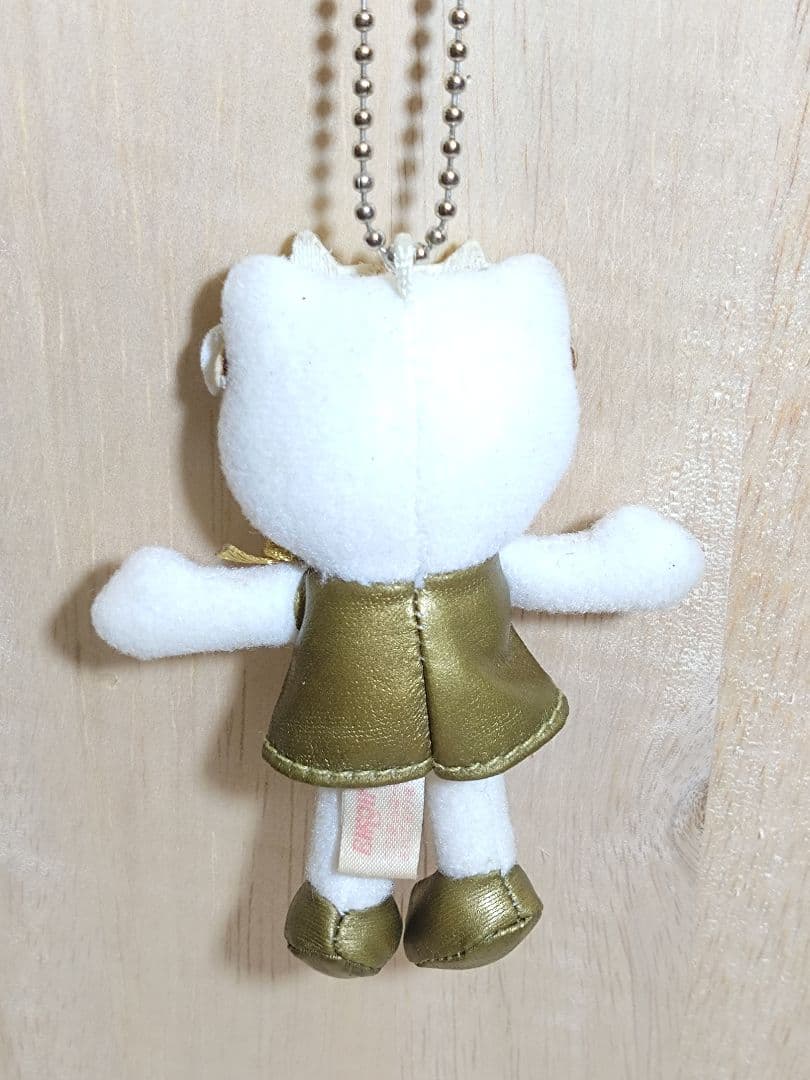 超激レア☆足長キティ　黒&金花サングラスぬいぐるみキーホルダー2点セット　非売品