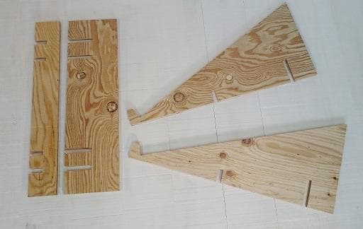 マルシェ傾斜ディスプレイ完成セット（傾斜台と木箱のセット）