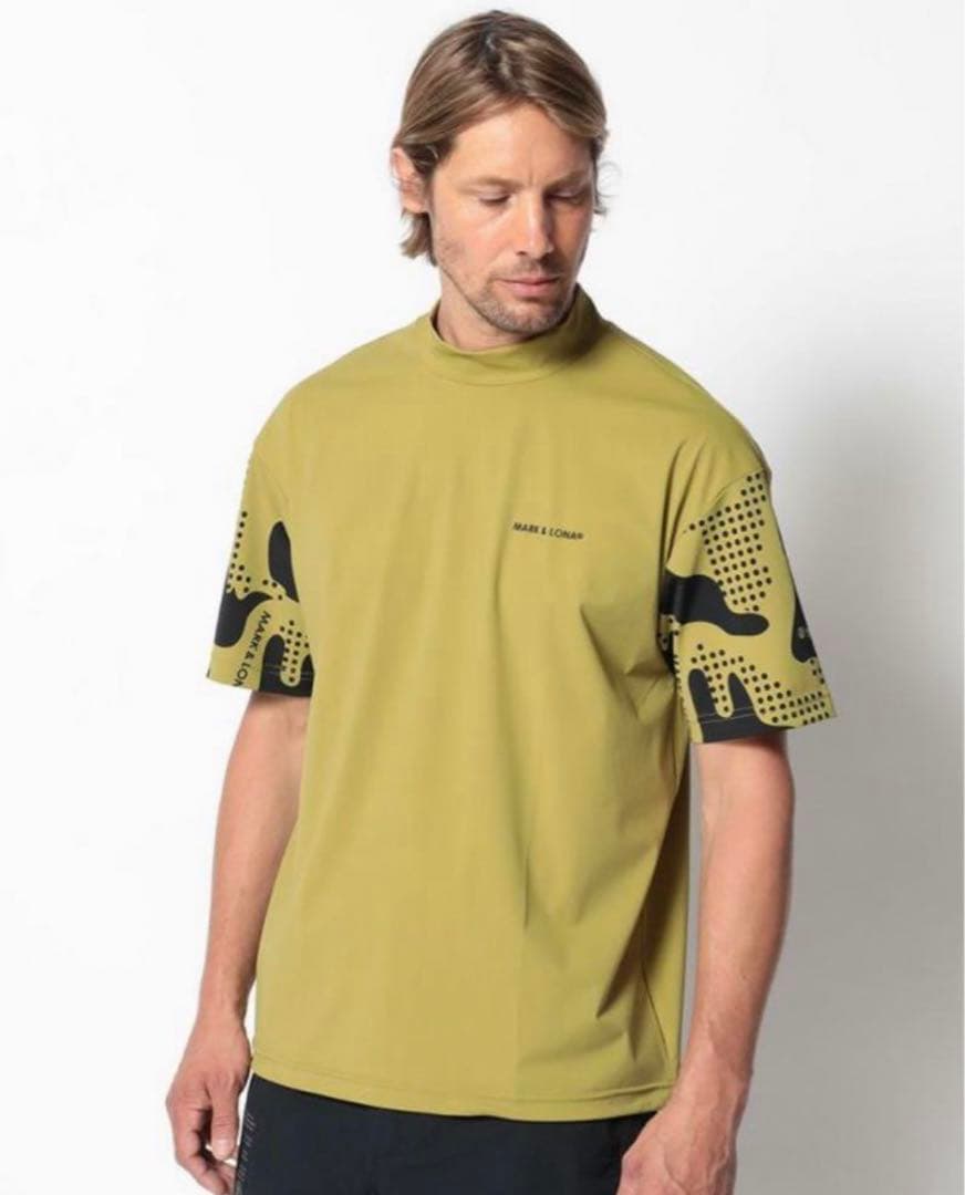 マークアンドロナ　カットソー　ブルー