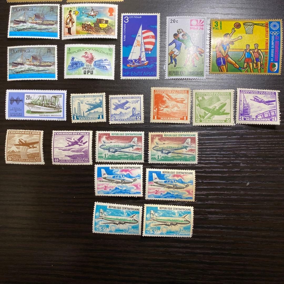 海外切手 記念切手 入手困難 絶版 未使用 71枚 コレクション 激レア❗️