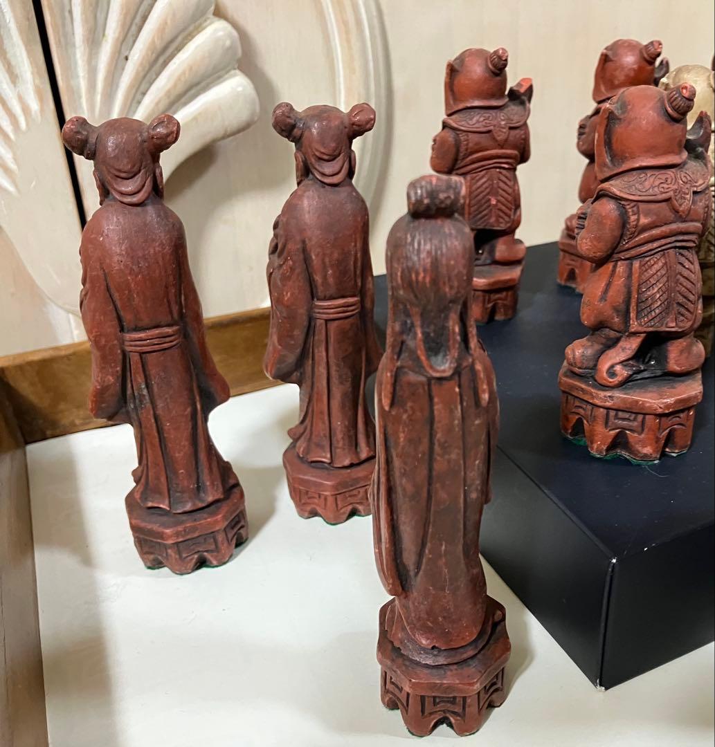 ヴィンテージ　中国の富の神　樹脂像　フィギュア　ゲーム用ピース？