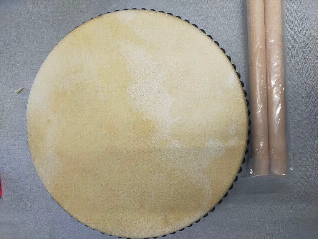 ✨️新品未使用　ZEN-ON　全音　平太鼓　1.1尺　☓　3寸　牛皮使用✨️