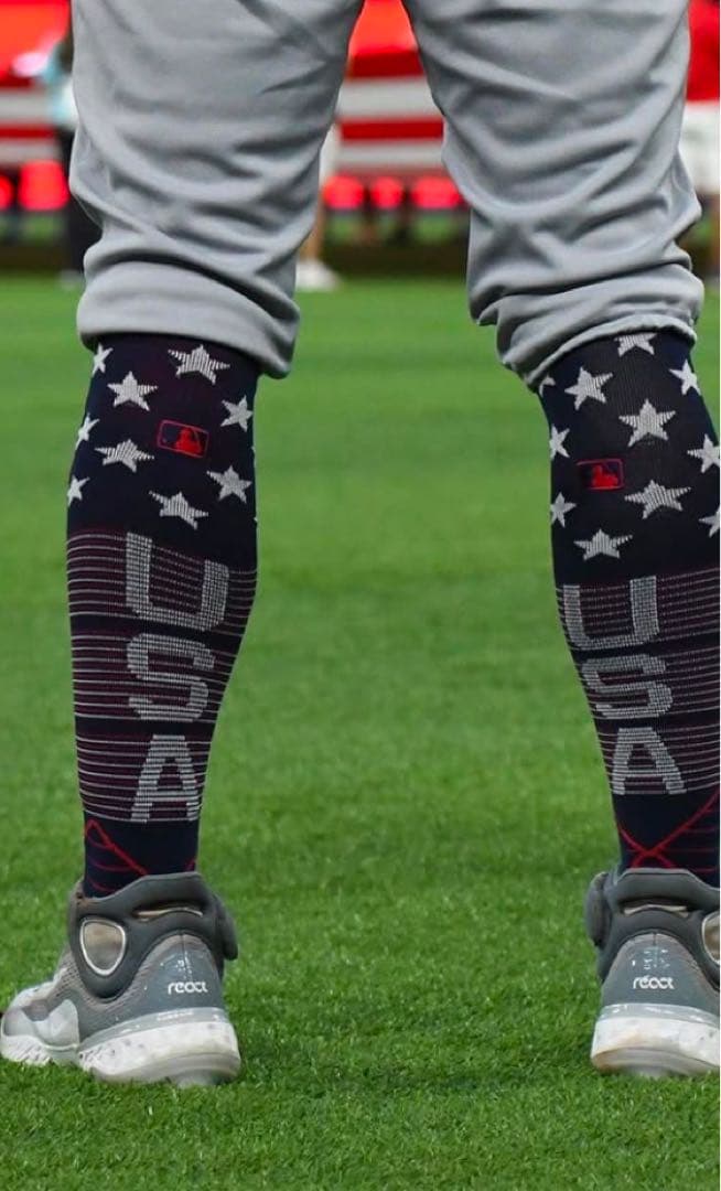 STANCE スタンス　野球　ソックス Lサイズ　アメリカ　国旗　靴下　USA