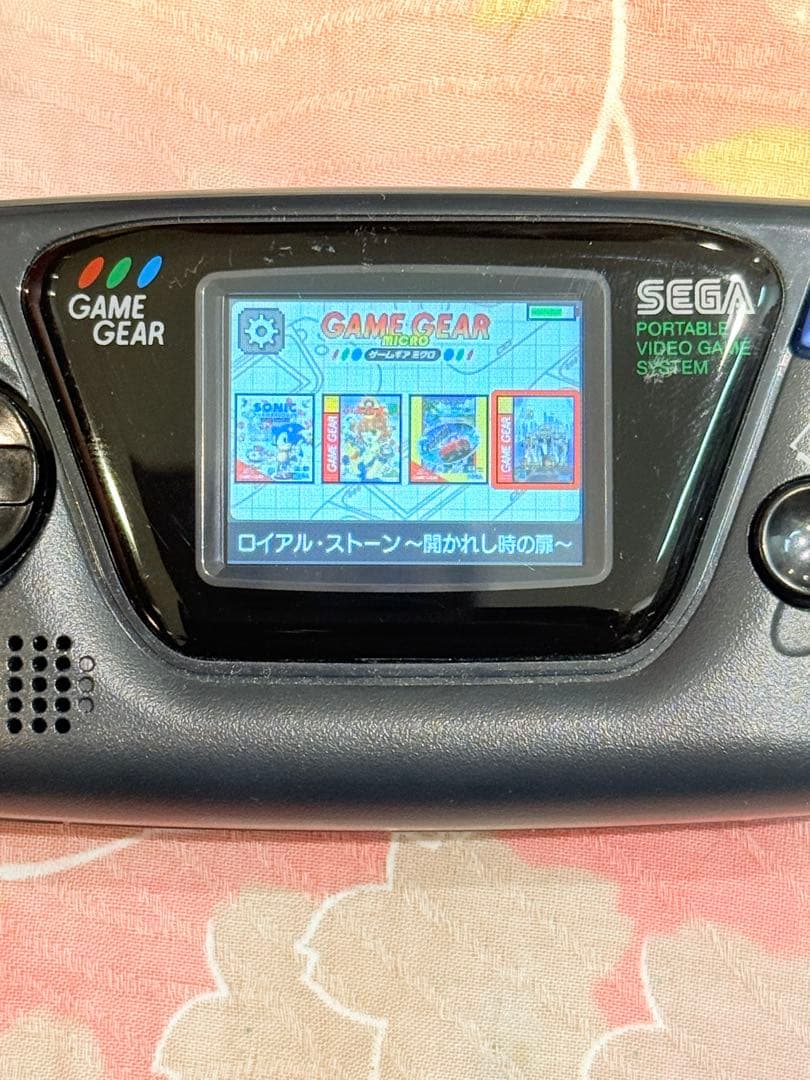【動作確認済】ゲームギア　ミクロ　ブラック