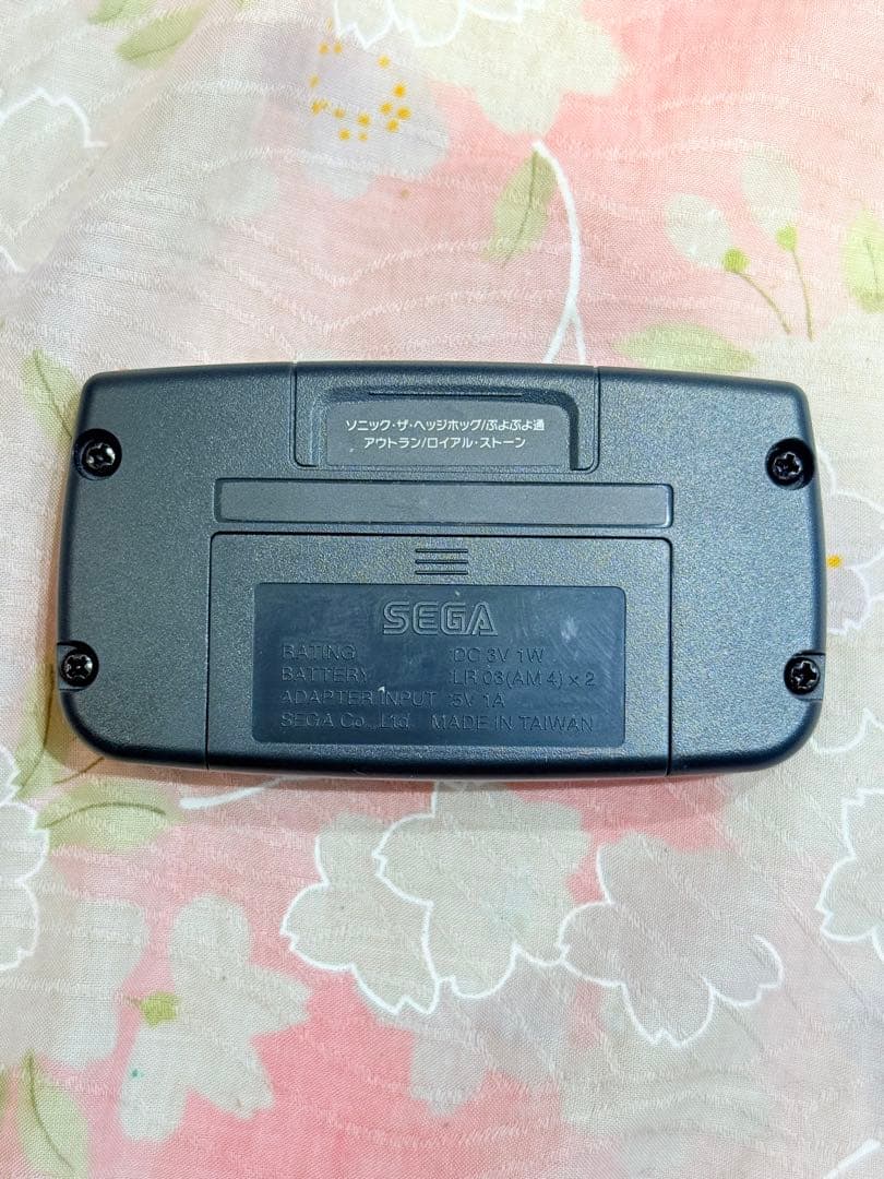 【動作確認済】ゲームギア　ミクロ　ブラック