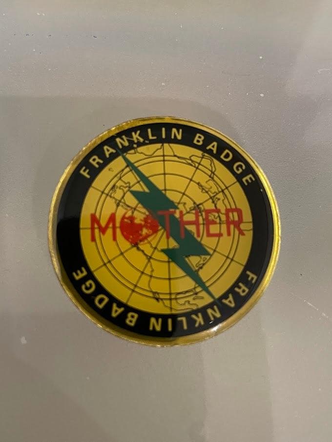 非売品 MOTHER 1989 フランクリンバッヂ マザー フランクリンバッジ