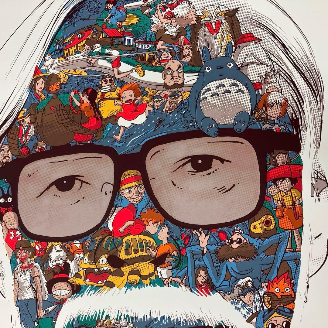 宮崎駿　ジブリ作品　版画　シルクスクリーン