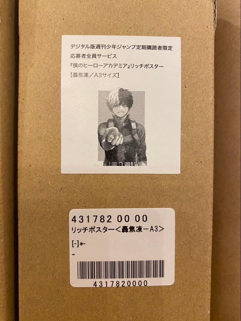 ヒロアカ 原画展 A2 ポスター A2リッチポスター 5枚セット