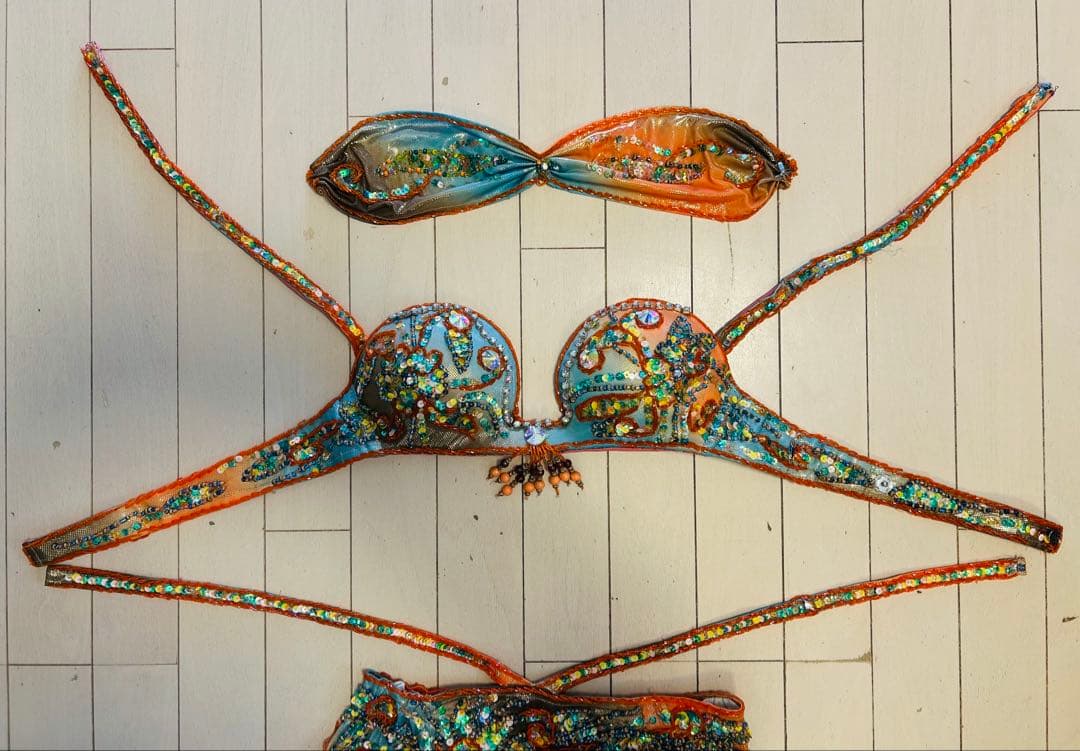 ベリーダンス 衣装 セットアップ 4点セット