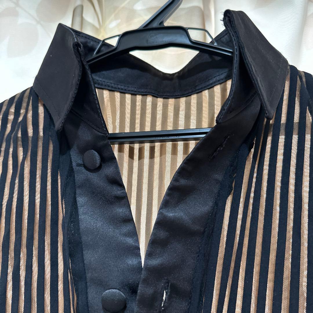 社交ダンス　ラテン　メンズシャツ　サイズS 定価45000円