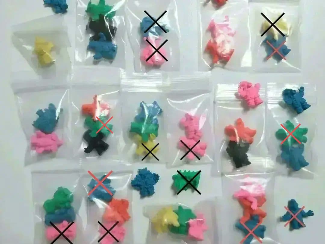 ※バラ売り可　画像６枚★ウルトラマン怪獣消しゴム　ポピー７期後〜８期前