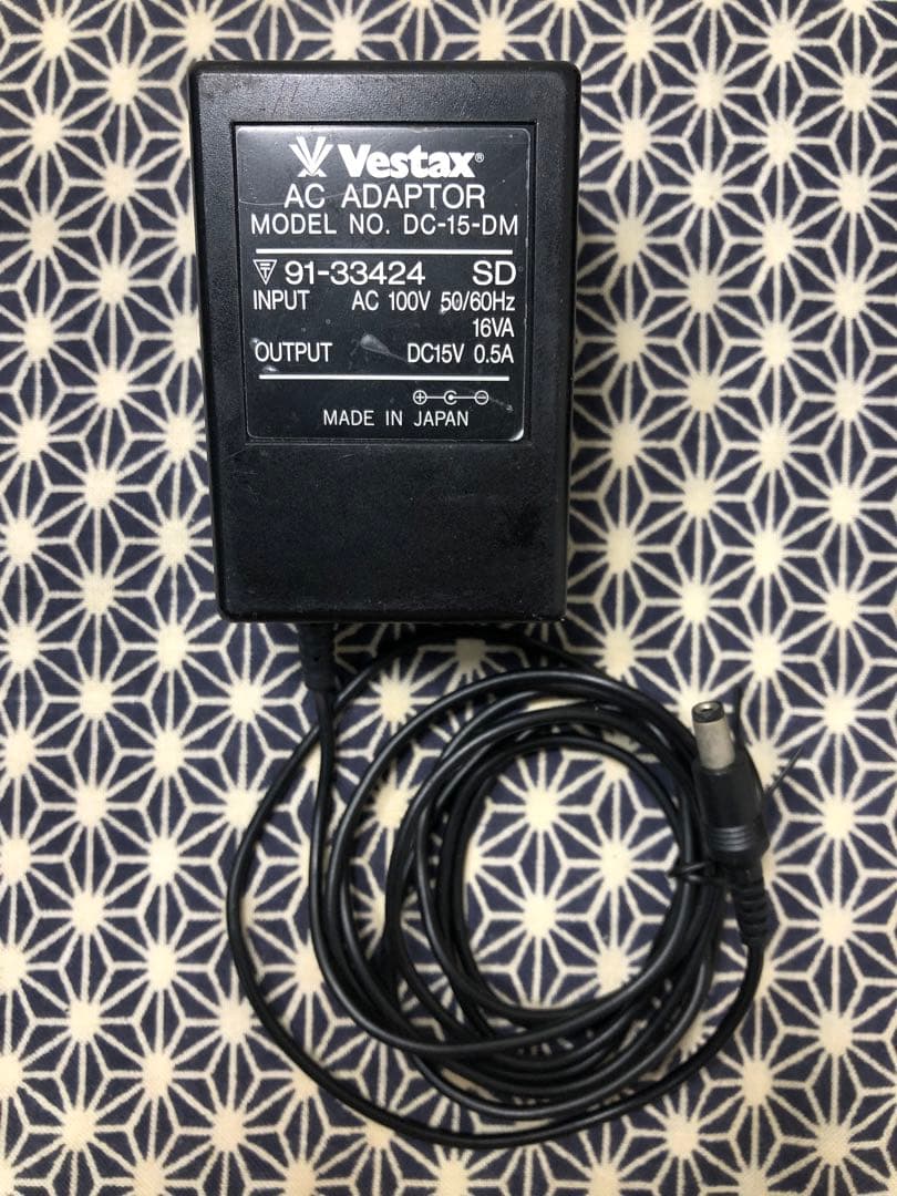VESTAX ベスタクス　PMC01A 純正アダプター付属
