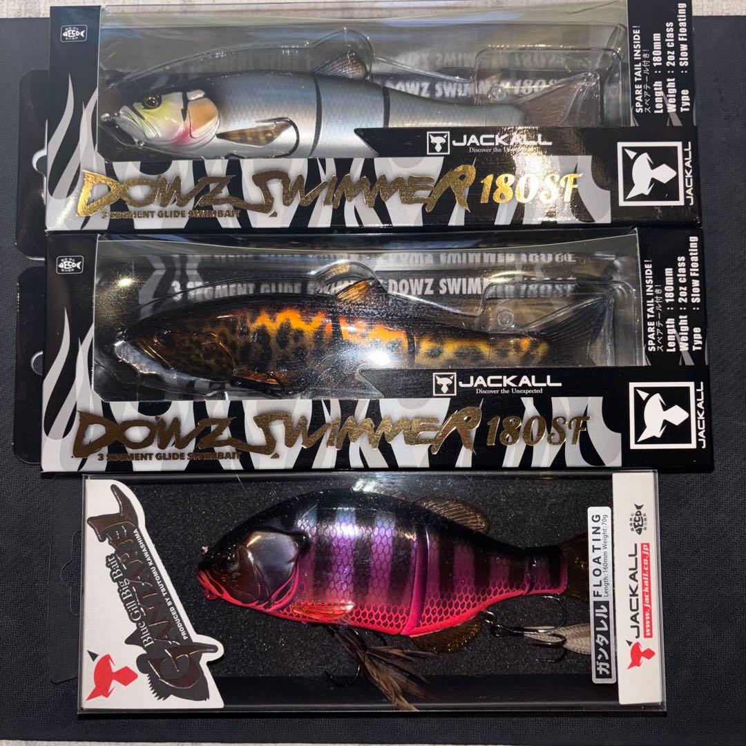 JACKALL ビックベイト　ダウズスイマー180SF ガンタレル