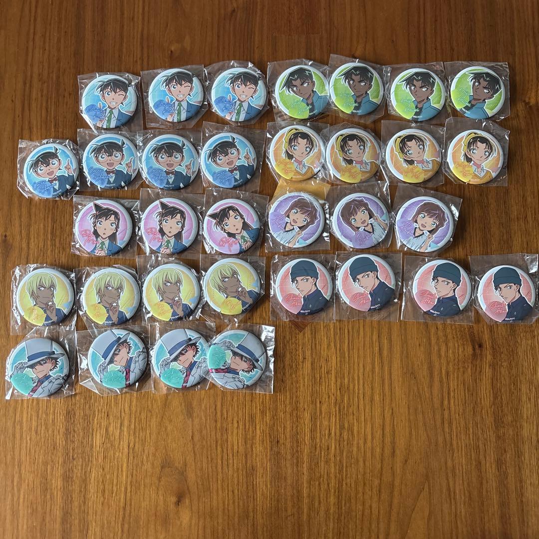 名探偵コナン 缶バッジセット 33個まとめ売り