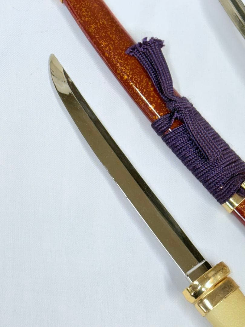 こどもの日 刀の置物 模造刀 2本セット オブジェ コレクション 五月人形 刀掛