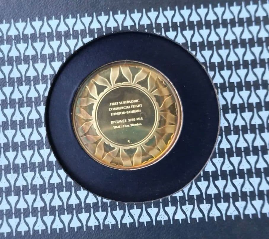 超音速旅客機 コンコルド エールフランス 就航記念 シルバーメダル 記念切手