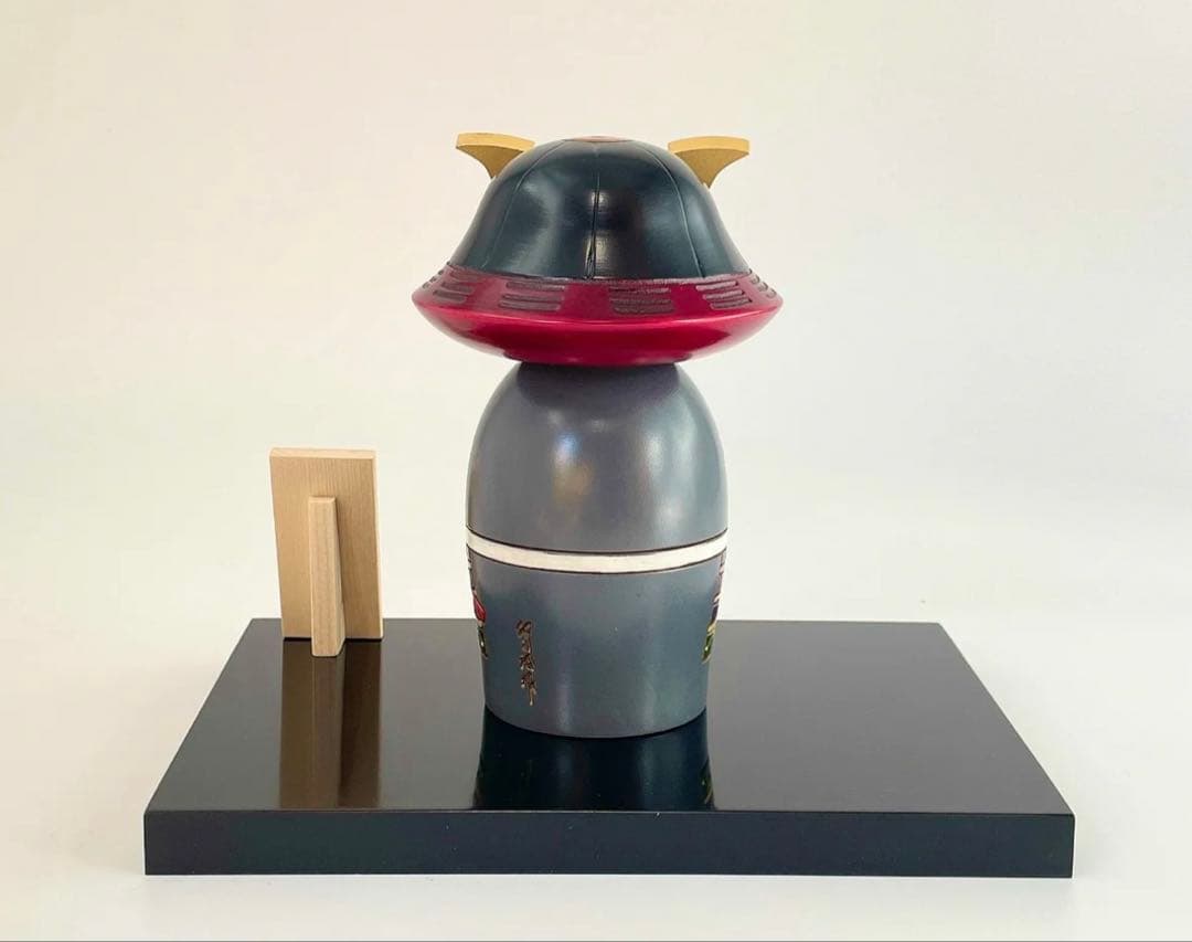 卯三郎こけし 五月人形 こけし 若武者 兜 日本製 新品