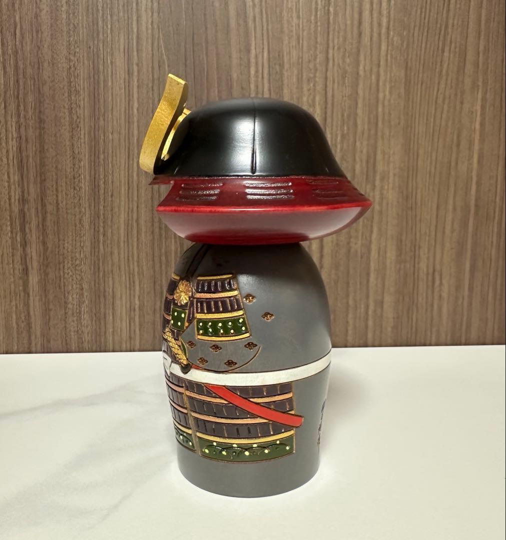 卯三郎こけし 五月人形 こけし 若武者 兜 日本製 新品