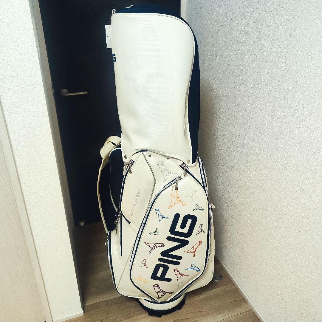 Mr.Ping ◆ ミスターピン ◆ピンゴルフエナメル キャディバッグ ◆未使用