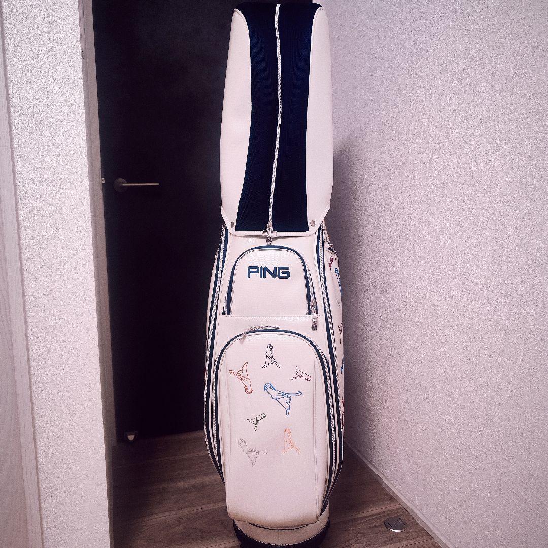 Mr.Ping ◆ ミスターピン ◆ピンゴルフエナメル キャディバッグ ◆未使用