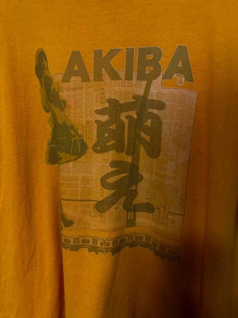 AKIBA 萌え Tシャツ 秋葉原 オタクT Printstar Lサイズ