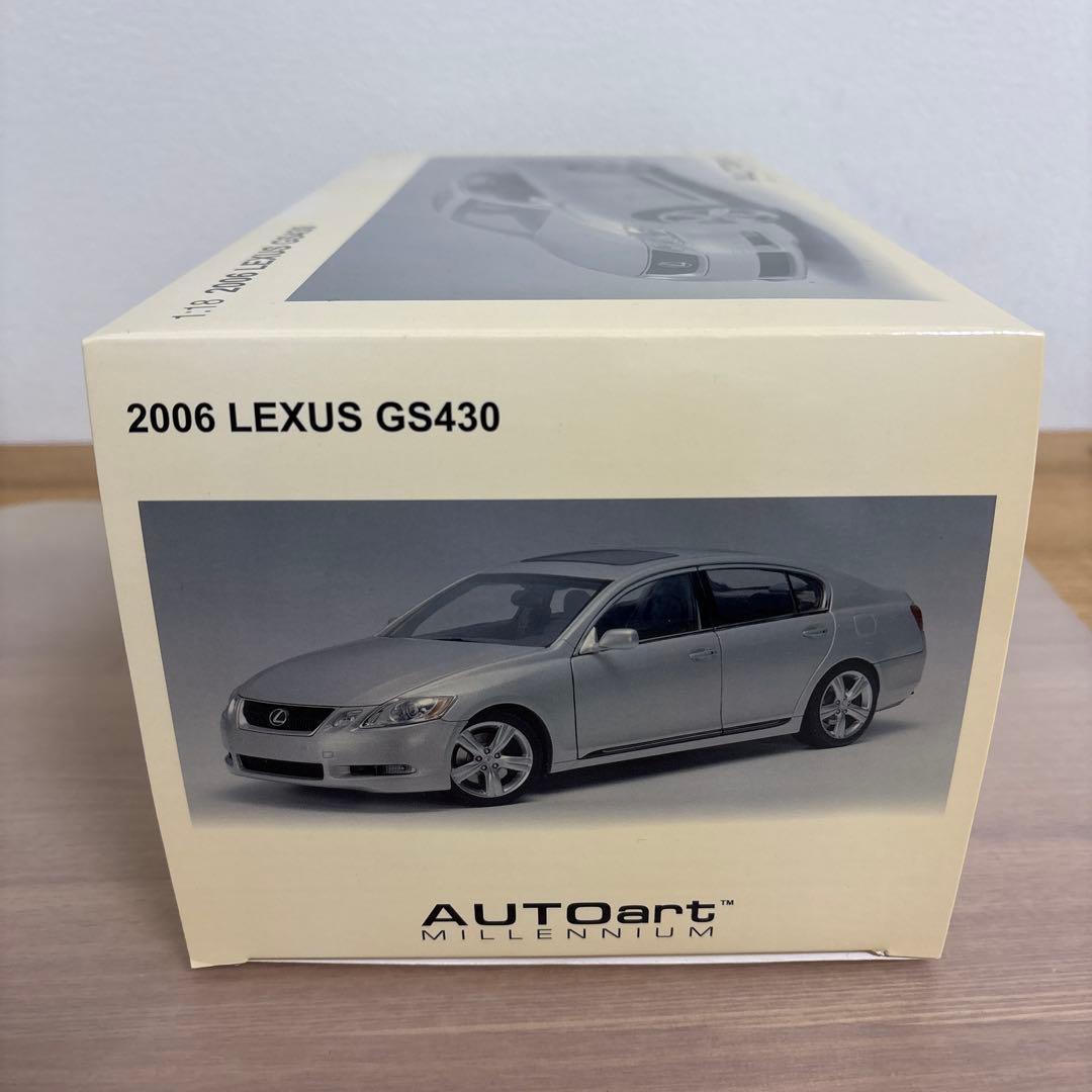 オートアート　レクサス GS 430 シルバー 1/18 ミニカー