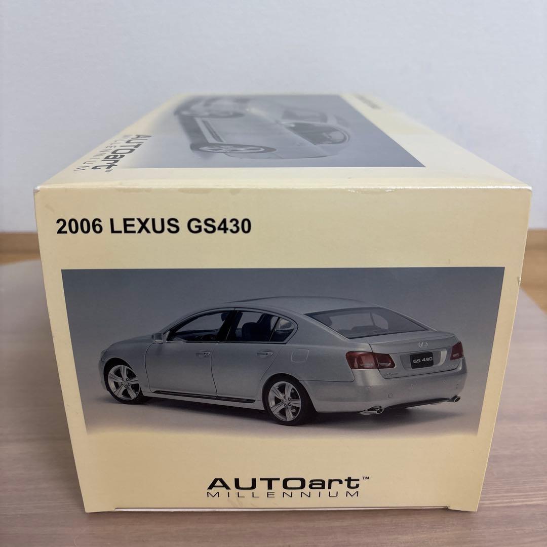 オートアート　レクサス GS 430 シルバー 1/18 ミニカー