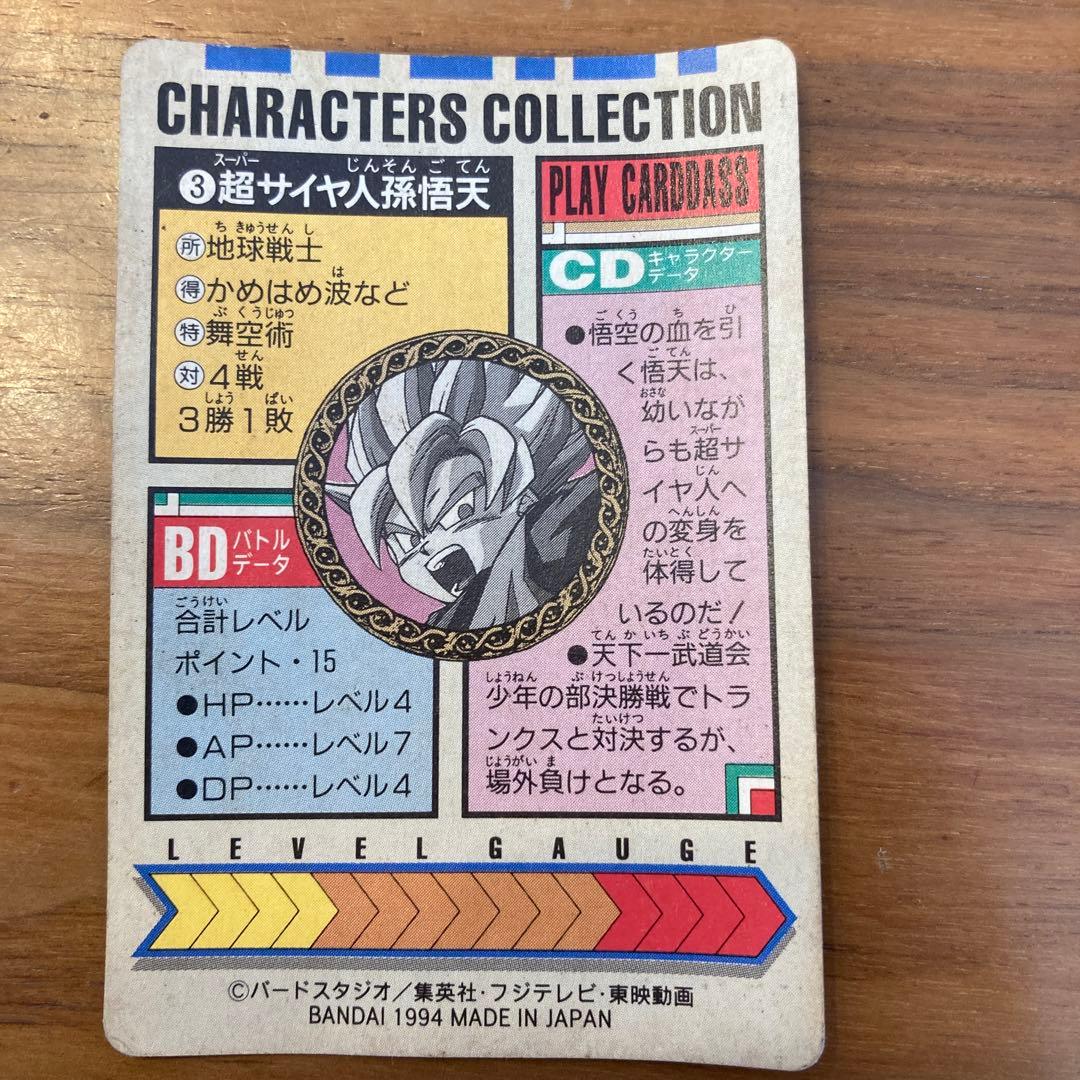 激レア　1994年　キャラクターズコレクション　ドラゴンボールZ
