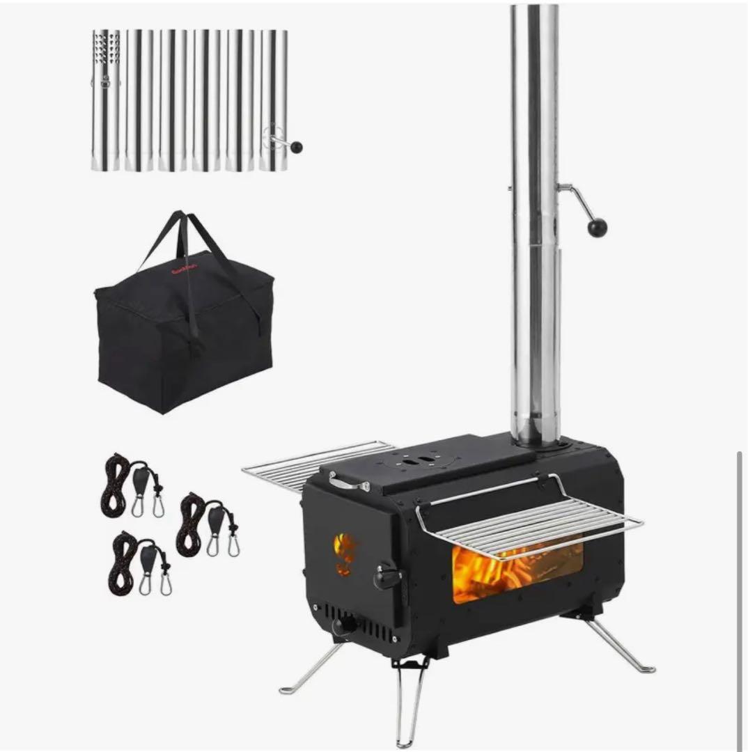 TOWALLMARK 薪ストーブ MK-380 煙突・バッグ付きシーズン終値下げ