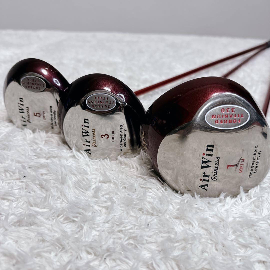 レディース レフティー air win アイアン キャディーバッグ ゴルフ