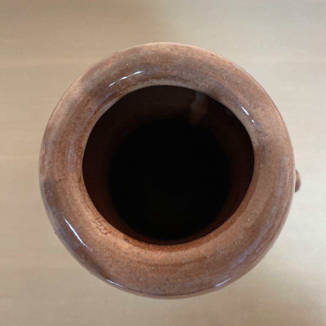 萩　耳附花入　「坂倉新兵衛」作　N o8