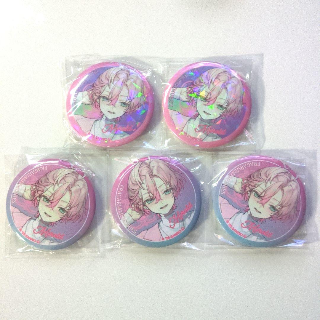 フラメモ メロルド ジルコラボ 缶バッジ レア ホロ ノーマル 5点セット