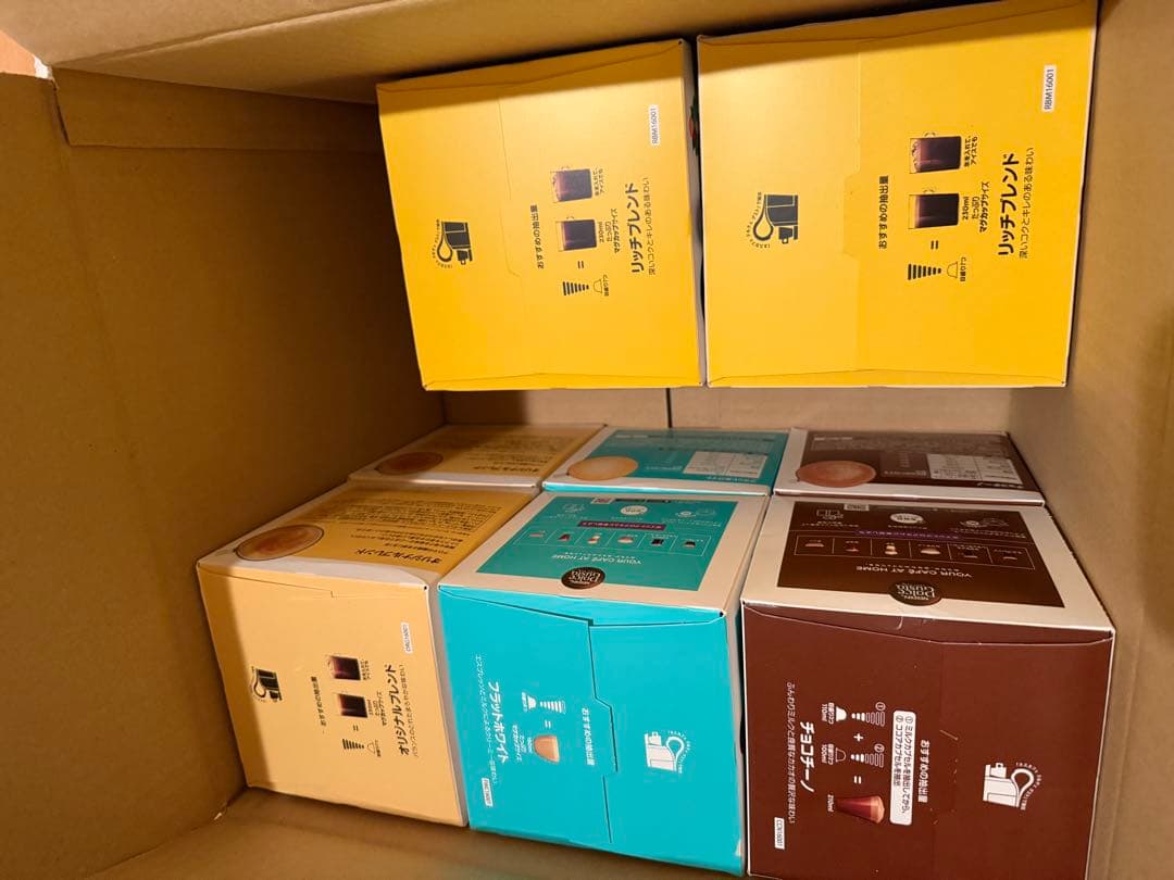 ネスカフェドルチェグスト　リッチ・オリジナルブレンド　チョコ　フラットホワイト