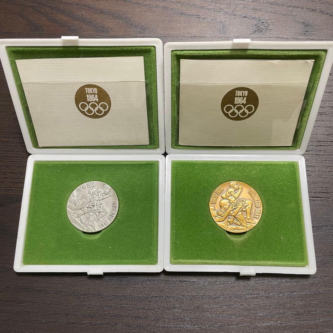 東京オリンピック 1964年 銀メダル 銅メダル　記念メダル