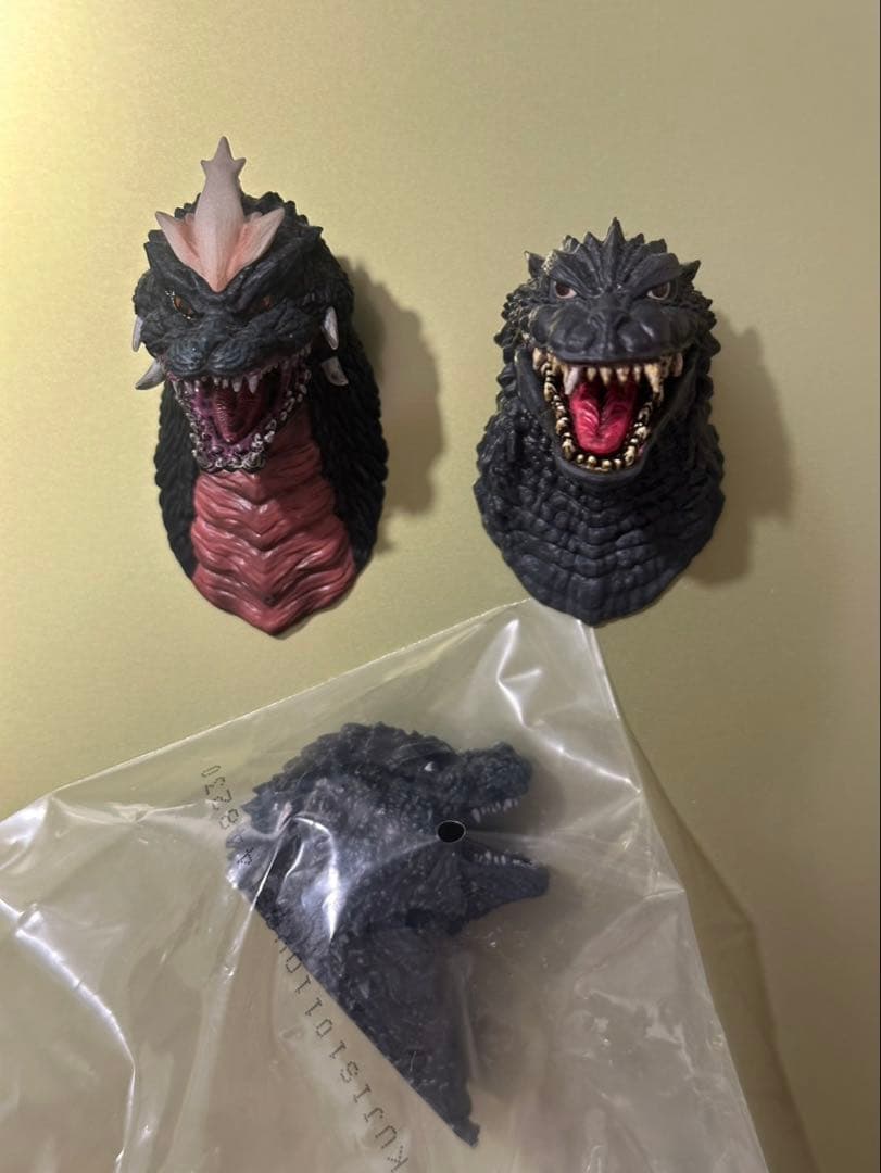 一番くじ ゴジラ モンスターヘッドマグネット フルコンプ　セット