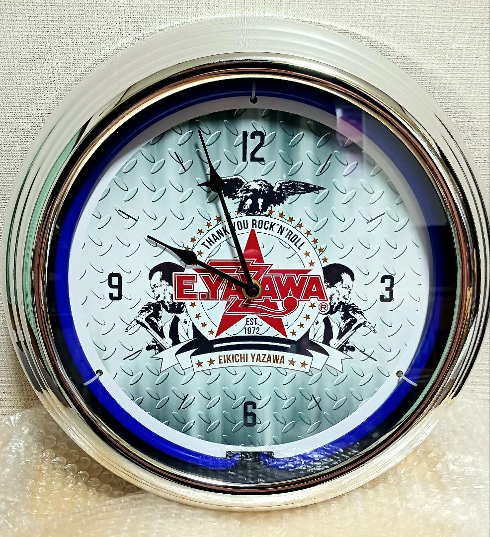 矢沢永吉 ネオンウォールクロック 時計