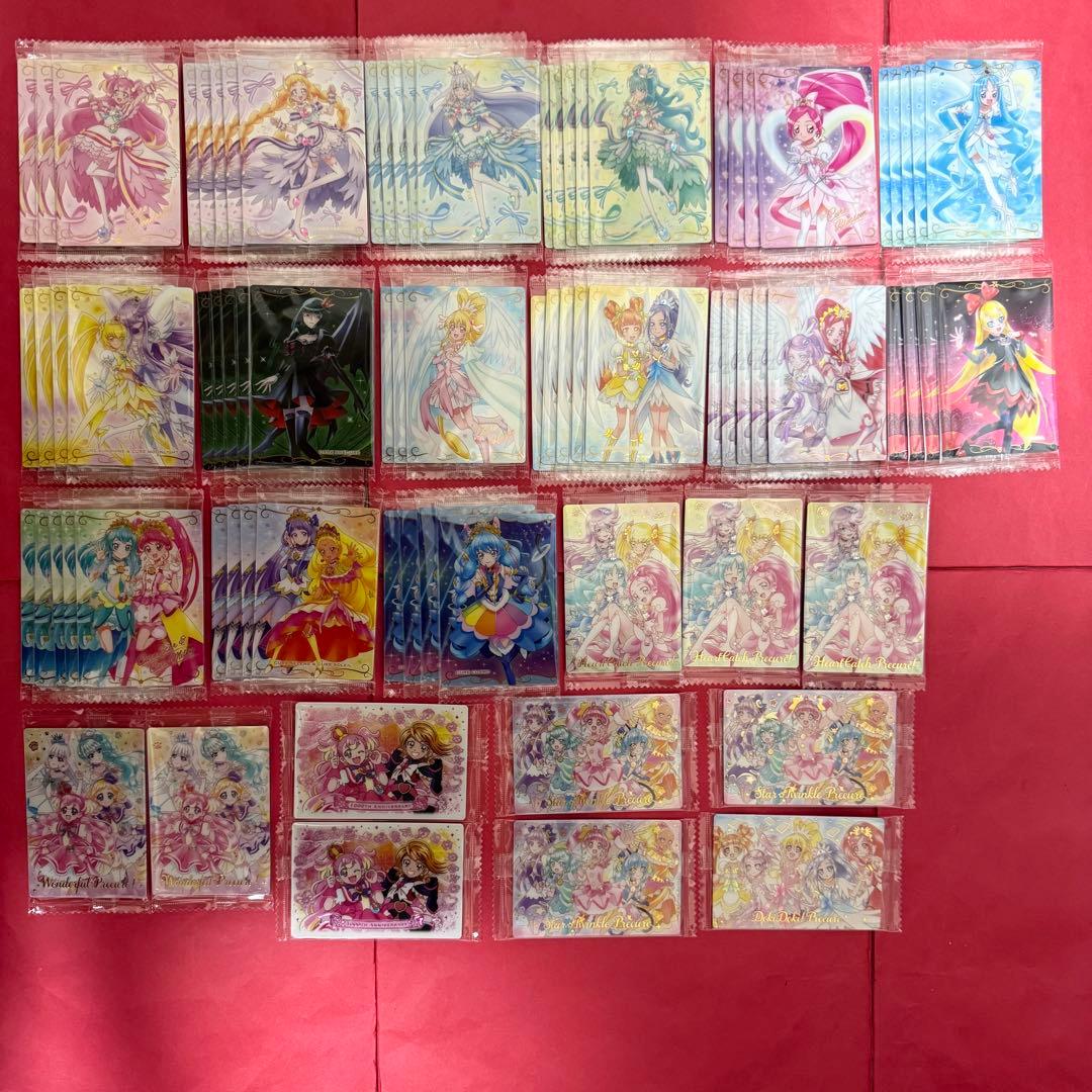 新品 プリキュア ウエハース セット N R SR SSR まとめ売り