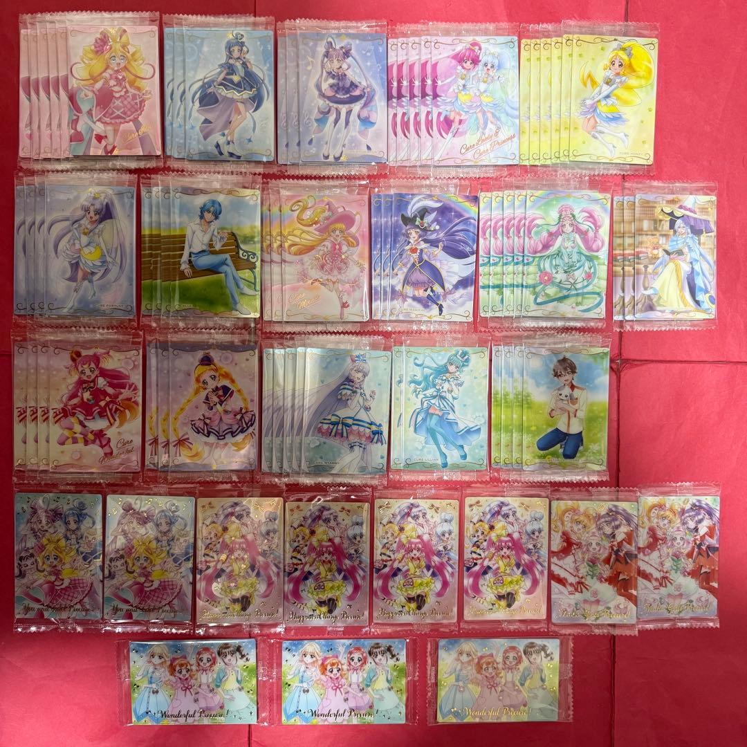 新品 プリキュア ウエハース セット N R SR SSR まとめ売り
