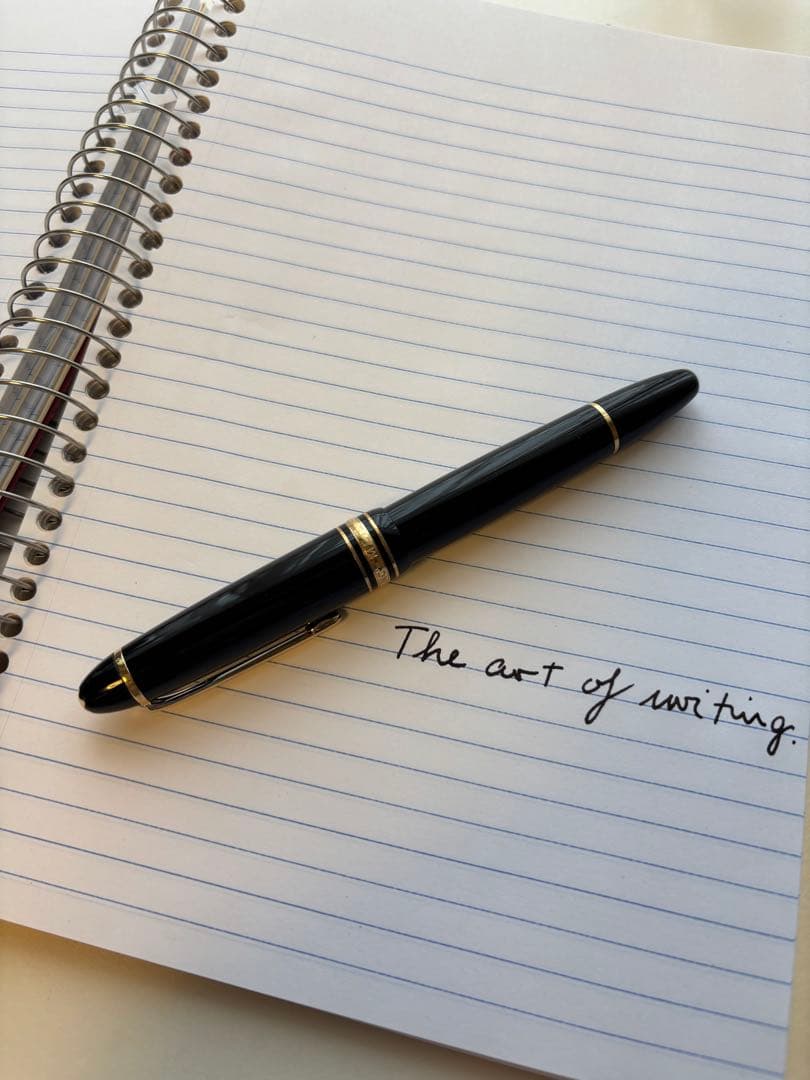 モンブラン マイスターシュテュック ル・グラン 146 万年筆 M 中白　14K