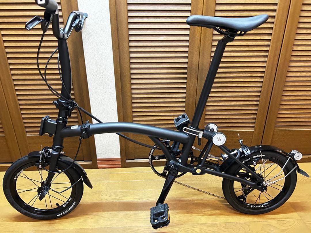 14インチ折り畳み自転車　MINT BOB3-14K　BROMPTON風