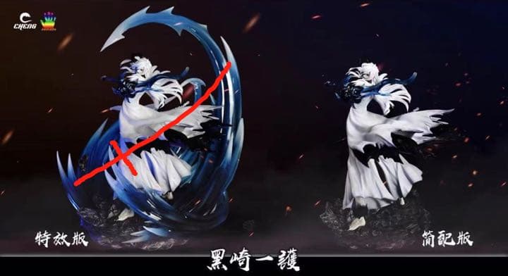 BLEACH  黒衣少年図 黒崎一護1/6ガレージキット ガレキ スタチュー①⑥