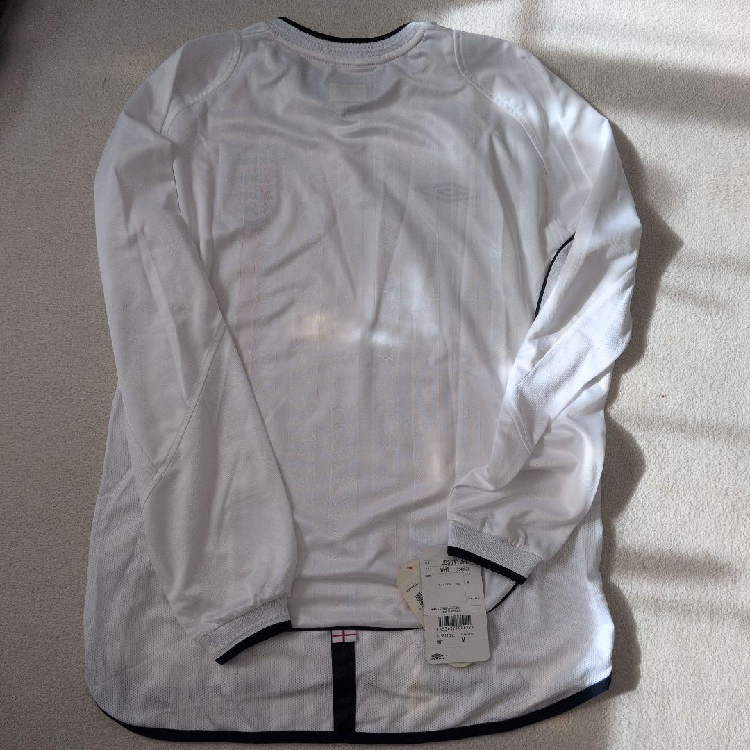 希少 2002W杯 UMBRO イングランド代表 長袖 M 新品 ベッカム