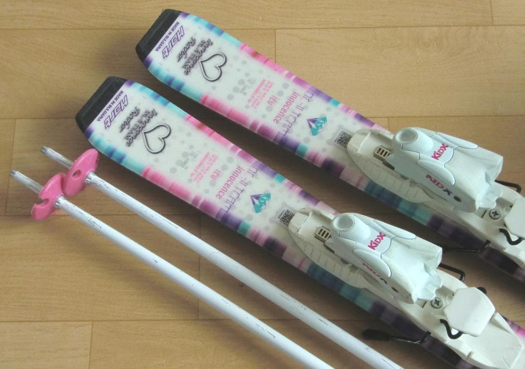 ■■1月限定■送料無料■Hart■子供用スキーセット■板120靴21■WAX済■