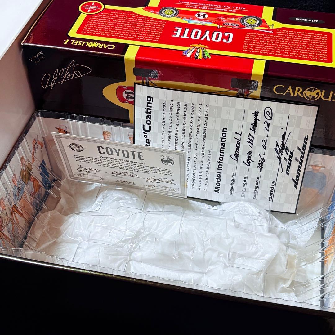 国内未入荷 1/18 Carousel 1 コヨーテ 1967 インディウィナー