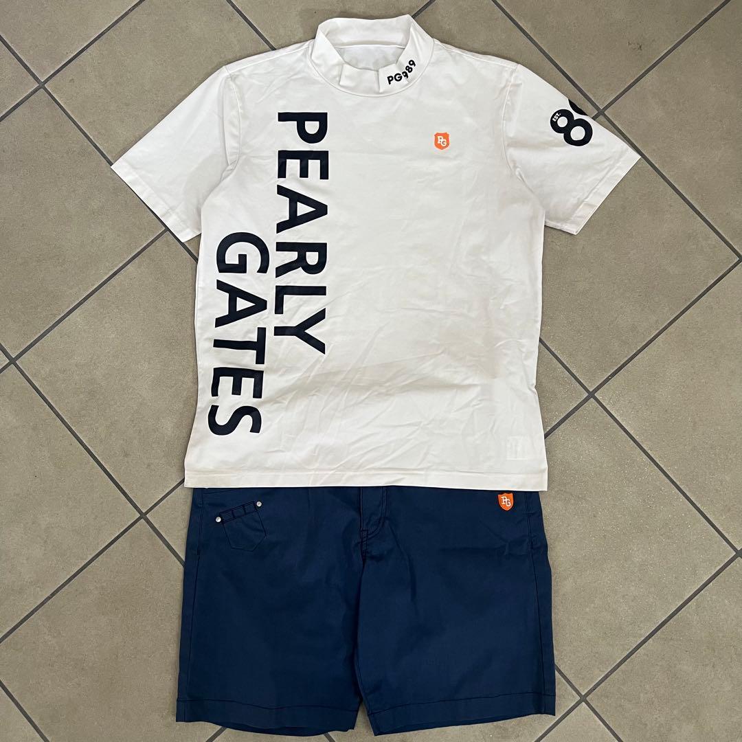 Pearly gates パーリーゲイツ　セットアップ　メンズ　モックネック　L